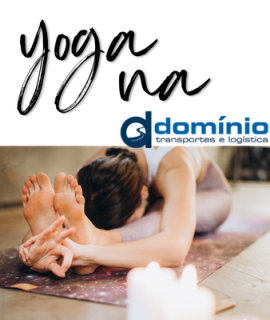 Aula de Yoga para as mamães da Domínio